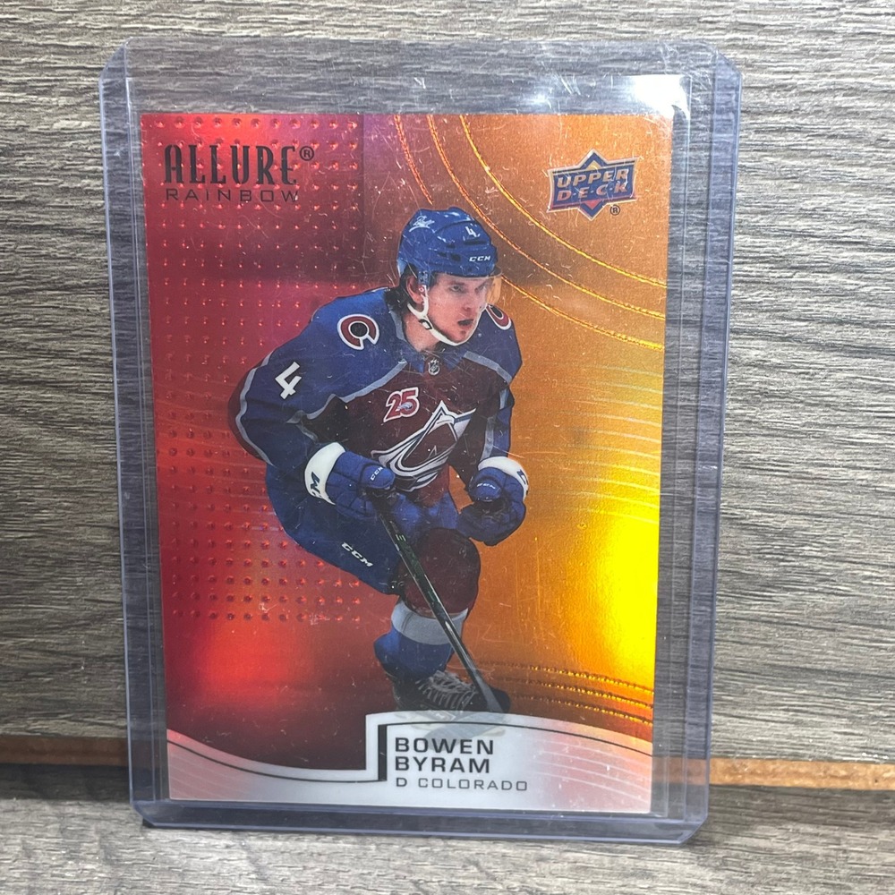 2021-22 Upper Deck Colorado Avalanche Card R-85 Rainbow Bowen Byram Allure